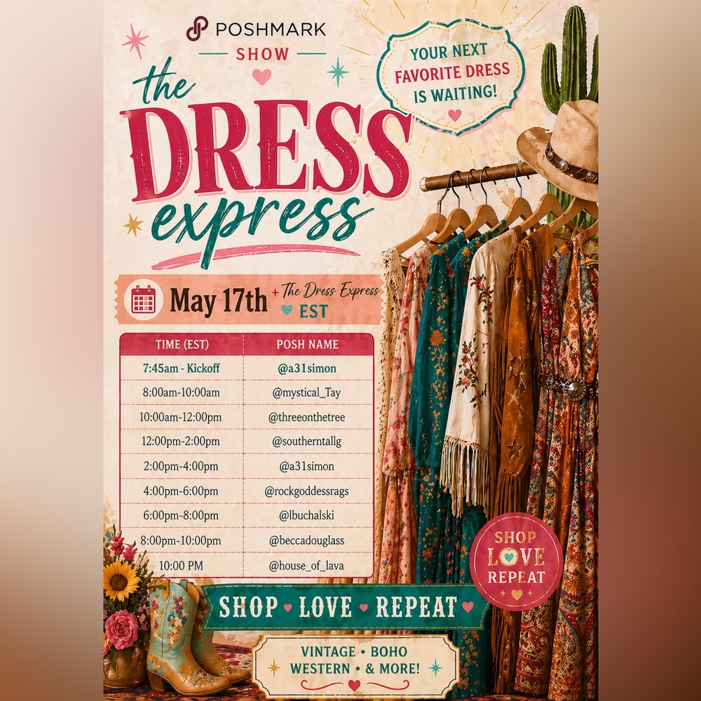 The Dress Express Raid Train Live Flyer👗 - Picture 2 of 2